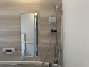 Mirror and shower after renovation